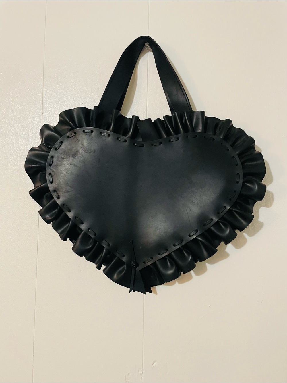 Demonia Heart Rubber Handbag